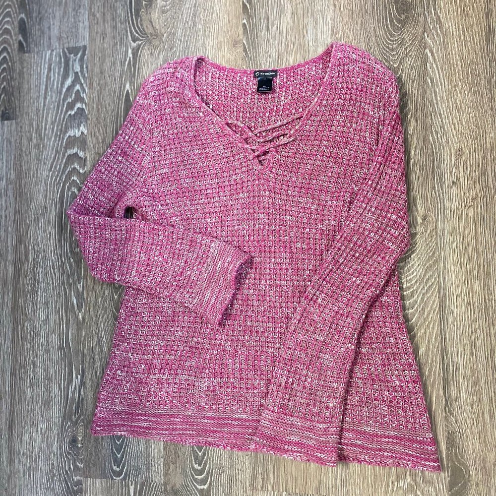 Knitted V Neck Sweater